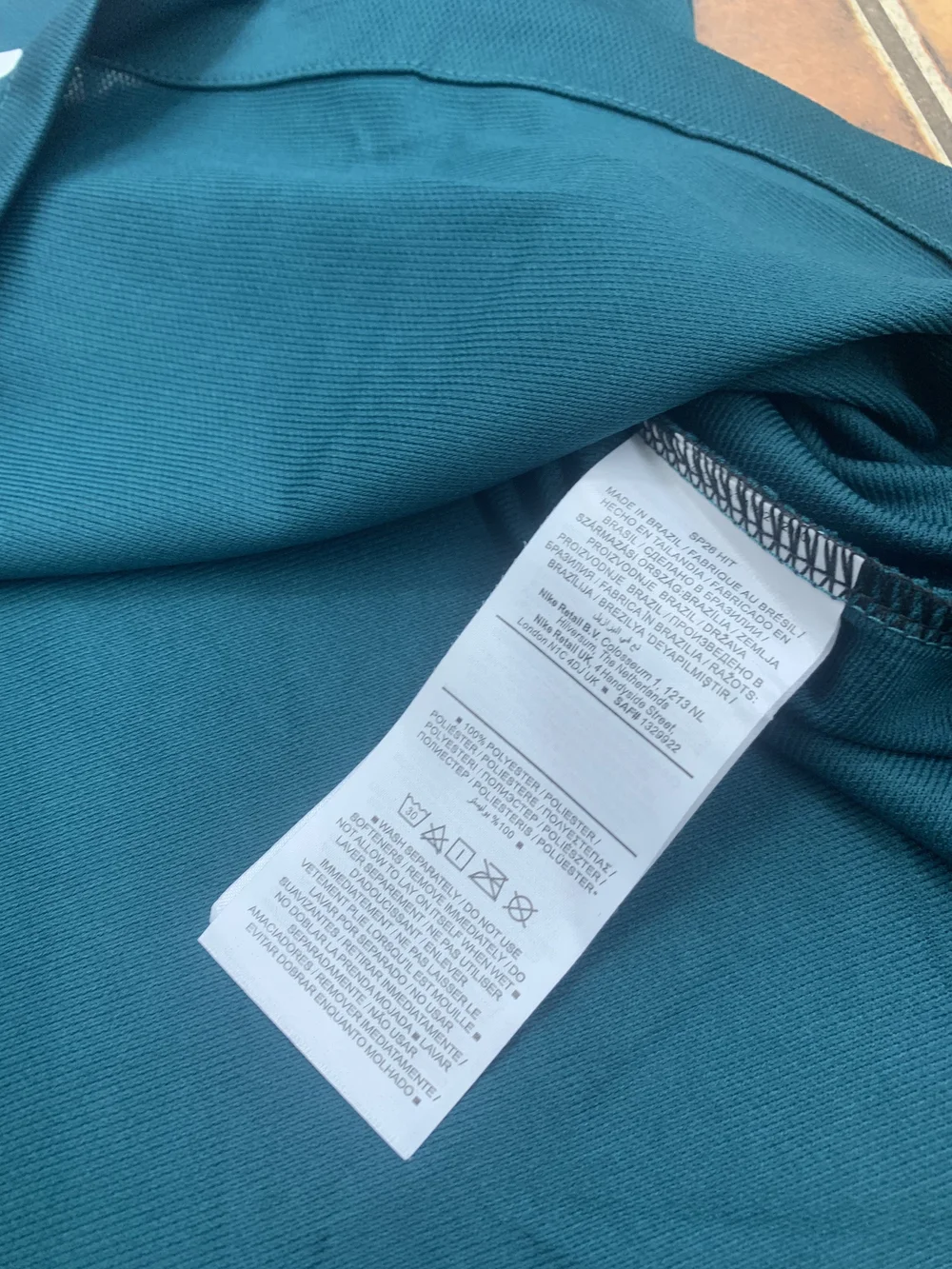 Nike Brazil 2022 Training Polo Jersey Size L